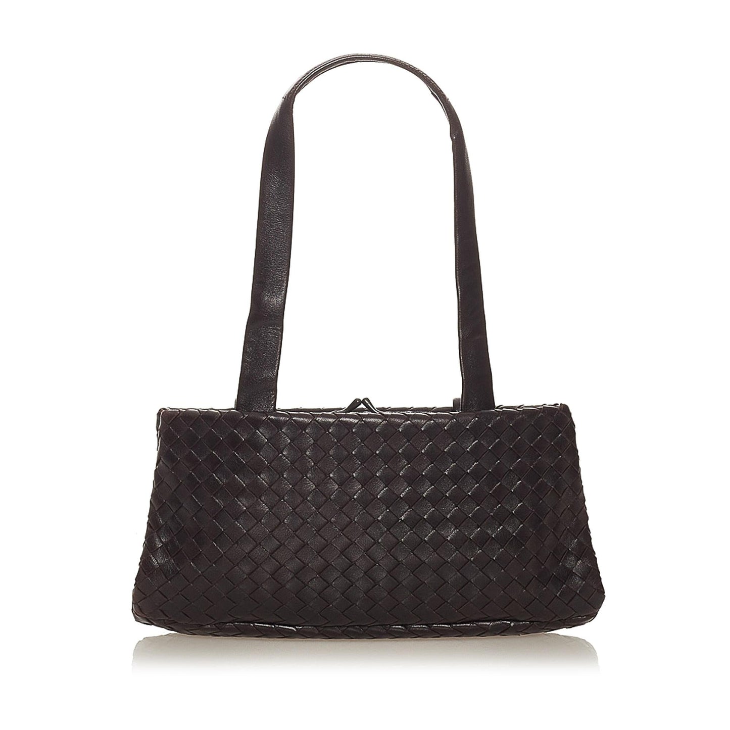 Bottega Veneta Intrecciato Leather Shoulder Bag (SHG-27523)