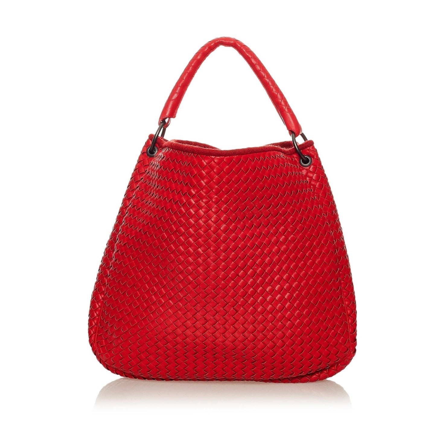 Bottega Veneta Intrecciato Leather Shoulder Bag (SHG-27783)