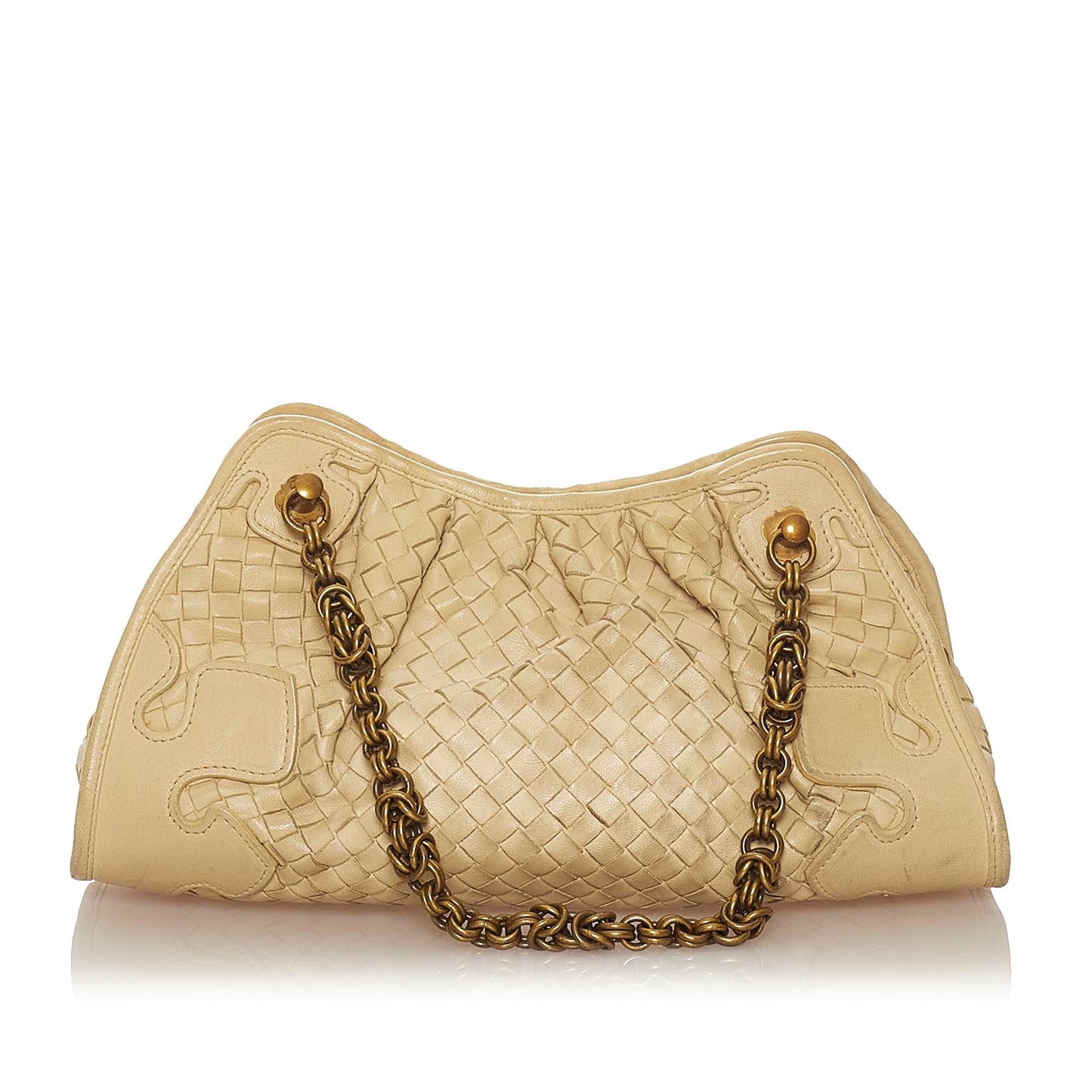 Bottega Veneta Intrecciato Leather Shoulder Bag (SHG-28138)