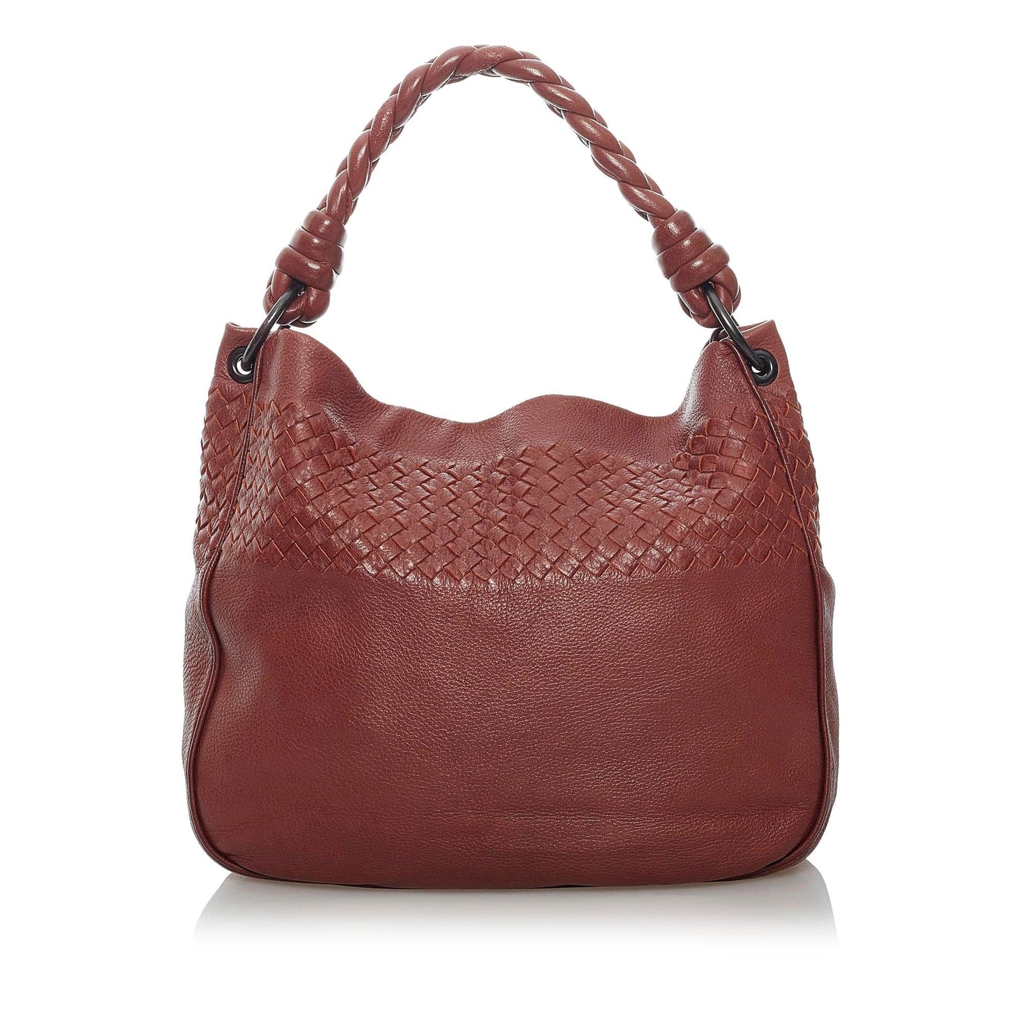 Bottega Veneta Intrecciato Leather Shoulder Bag (SHG-29867)