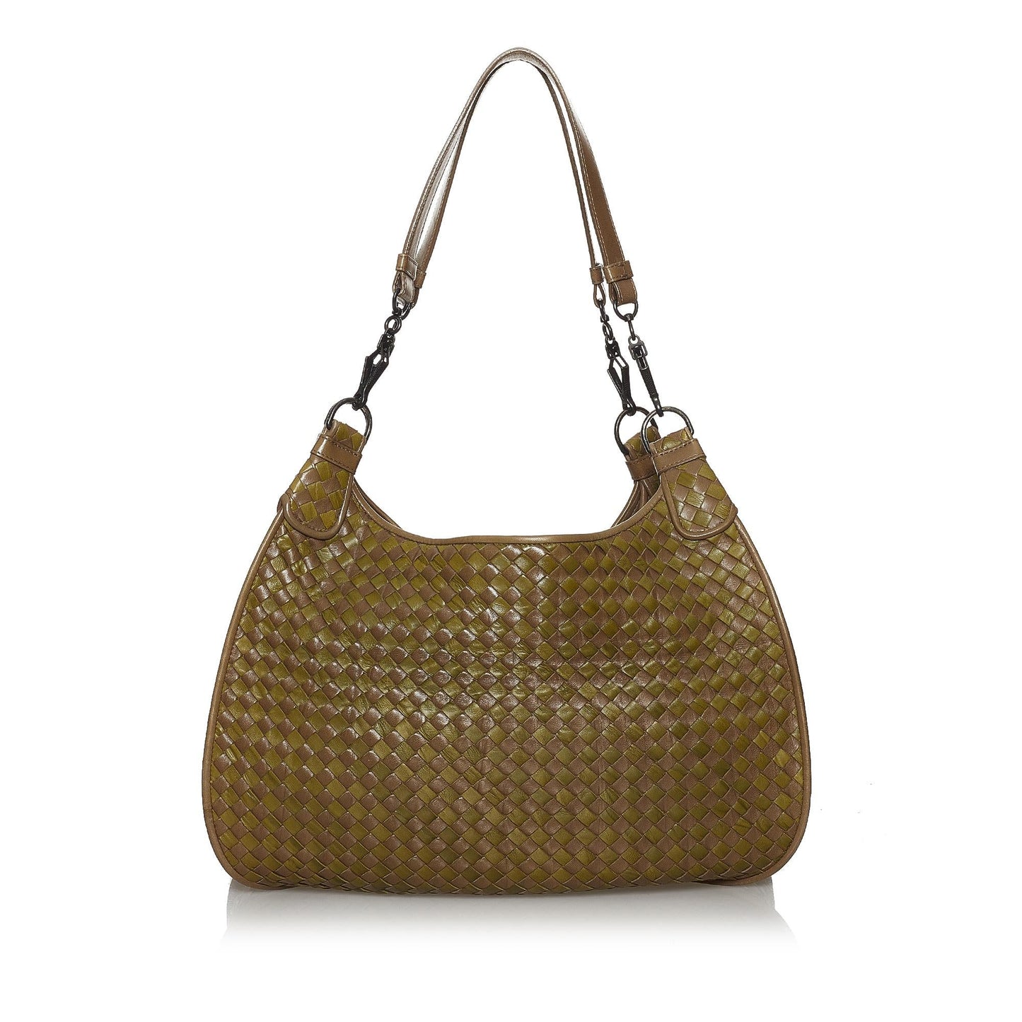 Bottega Veneta Intrecciato Leather Shoulder Bag (SHG-29926)