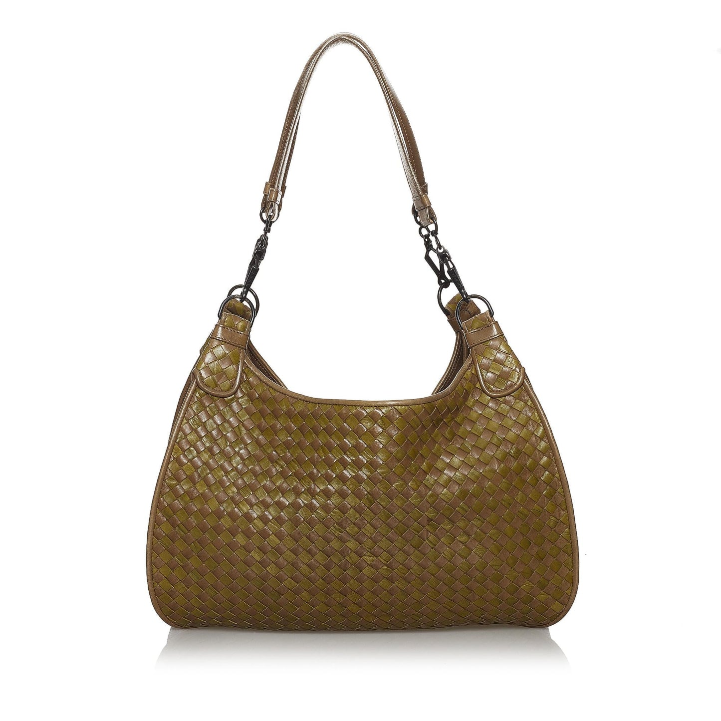 Bottega Veneta Intrecciato Leather Shoulder Bag (SHG-29926)