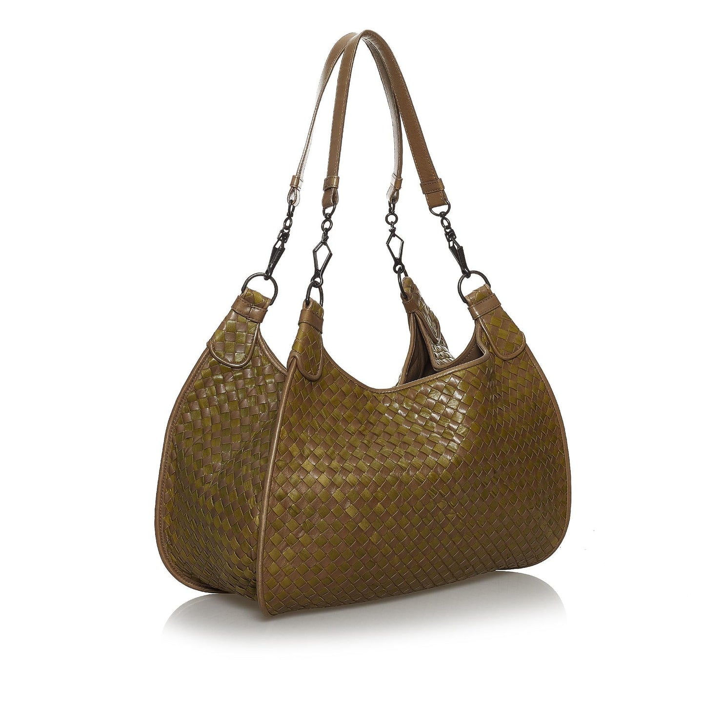 Bottega Veneta Intrecciato Leather Shoulder Bag (SHG-29926)