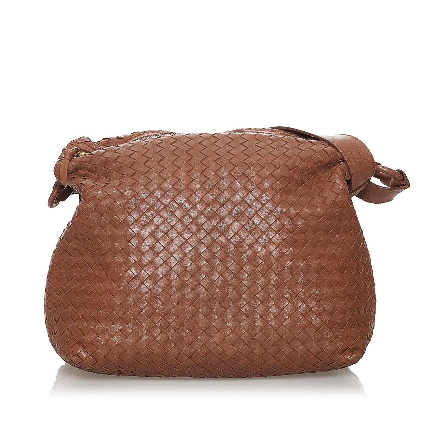 Bottega Veneta Intrecciato Leather Shoulder Bag (SHG-31180)