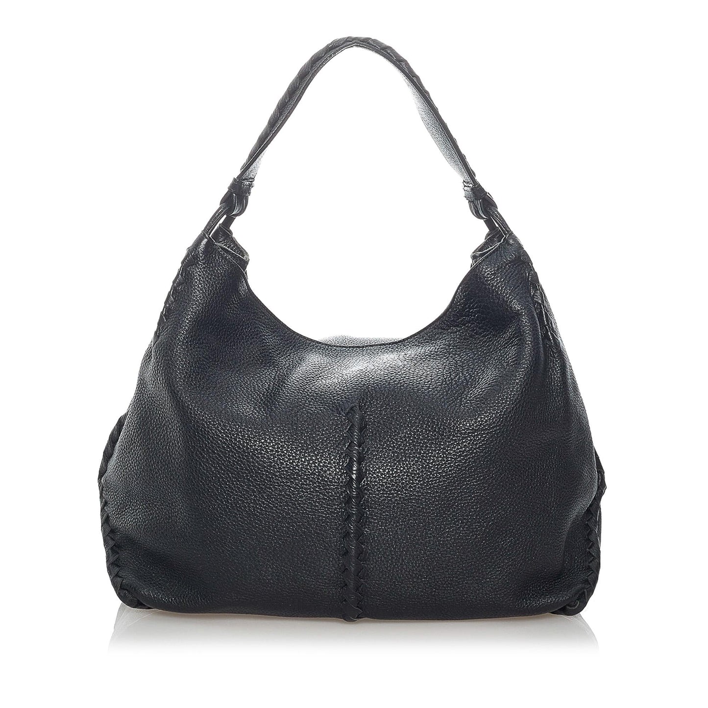 Bottega Veneta Intrecciato Leather Shoulder Bag (SHG-31357)