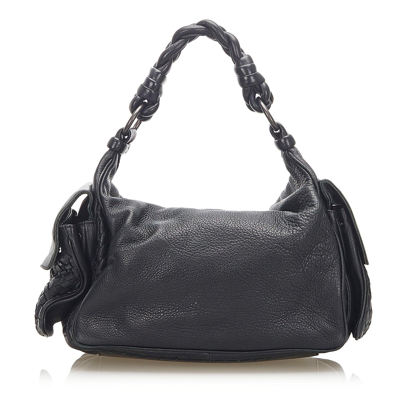 Bottega Veneta Intrecciato Leather Shoulder Bag (SHG-36583)