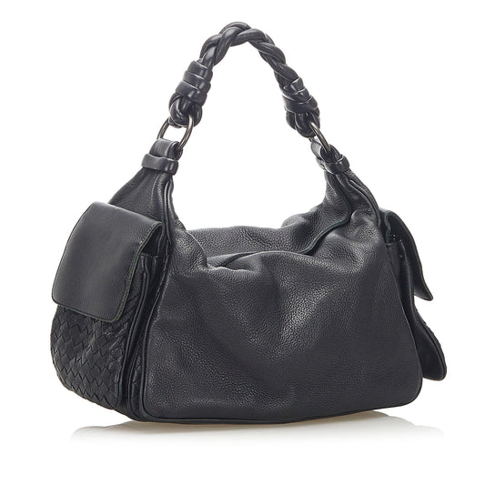 Bottega Veneta Intrecciato Leather Shoulder Bag (SHG-36583)