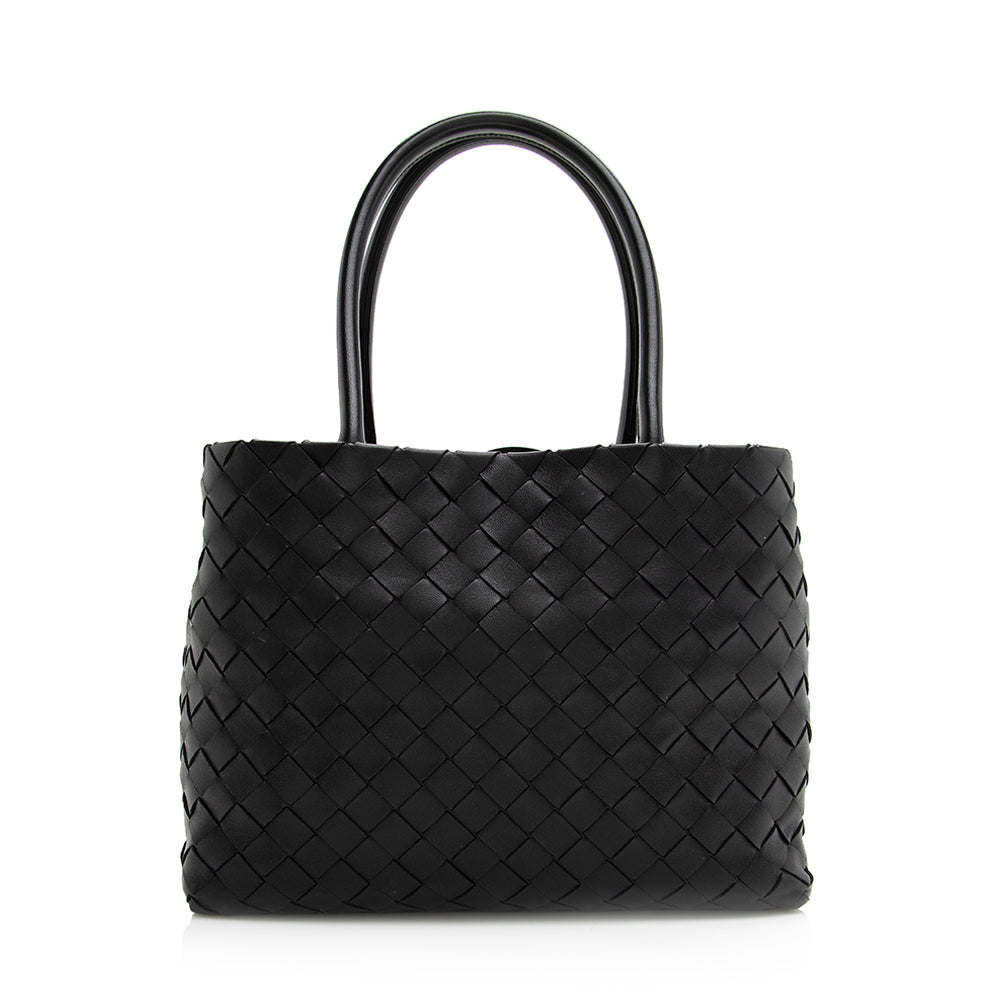 Bottega Veneta Intrecciato Leather Small Tote (SHF-20324)