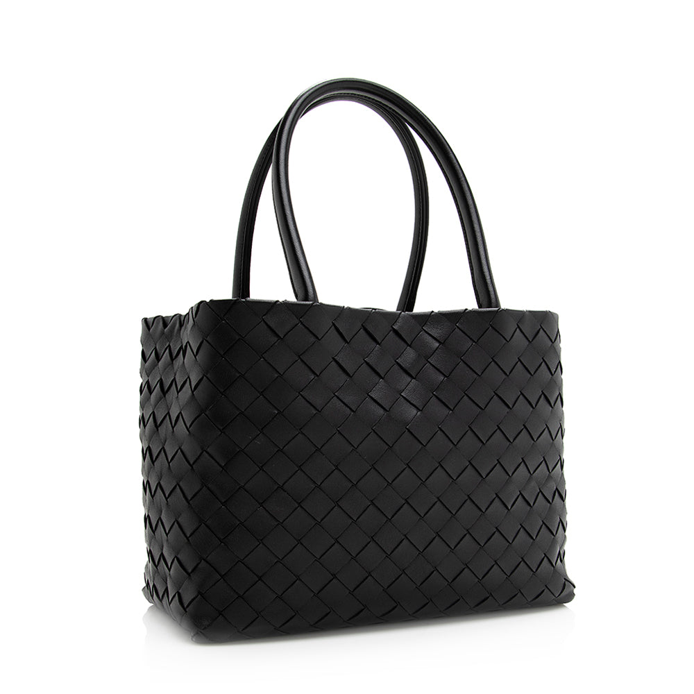 Bottega Veneta Intrecciato Leather Small Tote (SHF-20324)