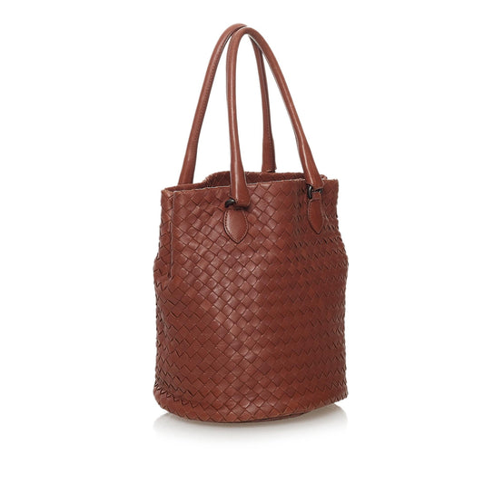 Bottega Veneta Intrecciato Leather Tote Bag (SHG-31765)