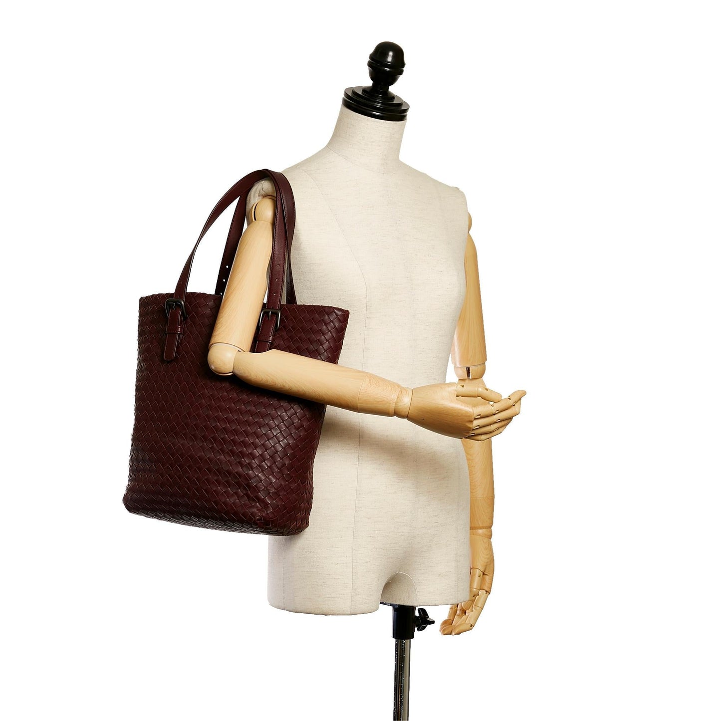 Bottega Veneta Intrecciato Leather Tote Bag (SHG-34754)