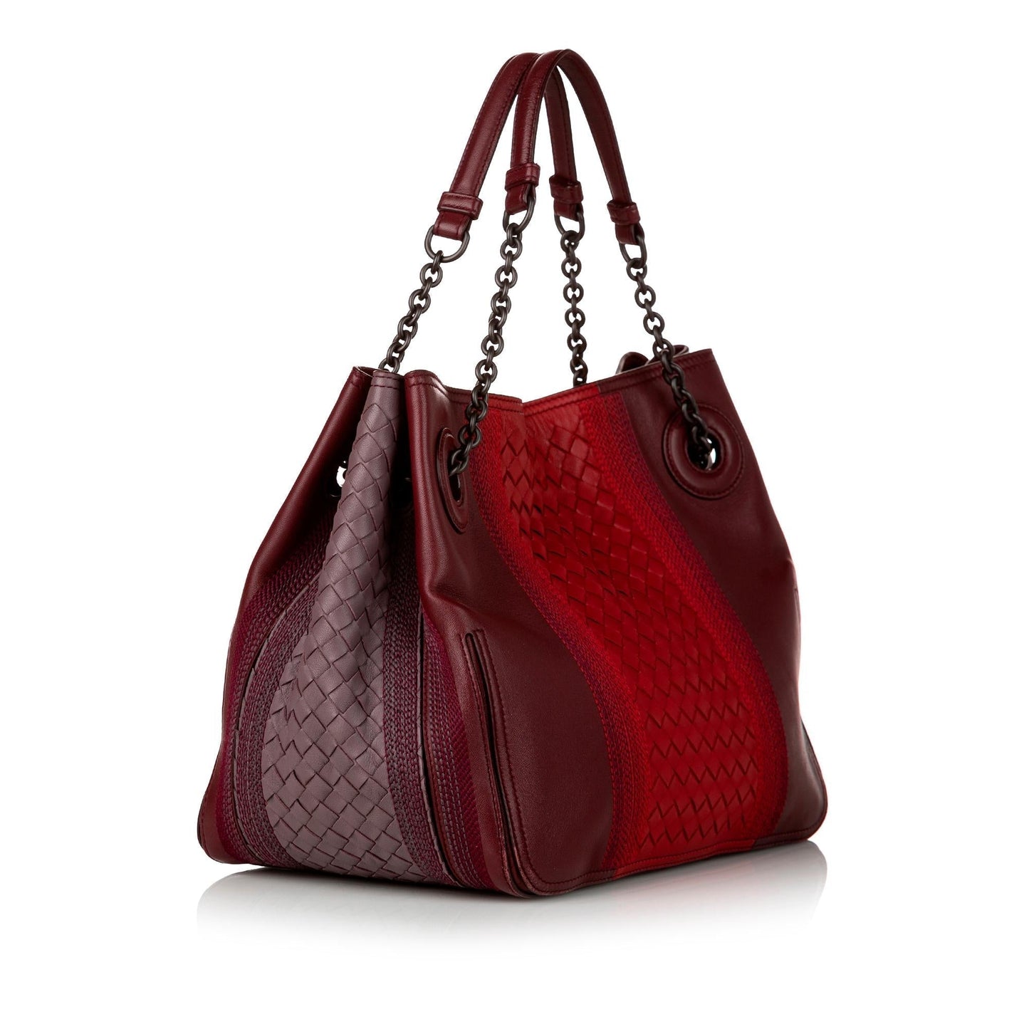 Bottega Veneta Intrecciato Leather Tote Bag (SHG-Xb9o1E)