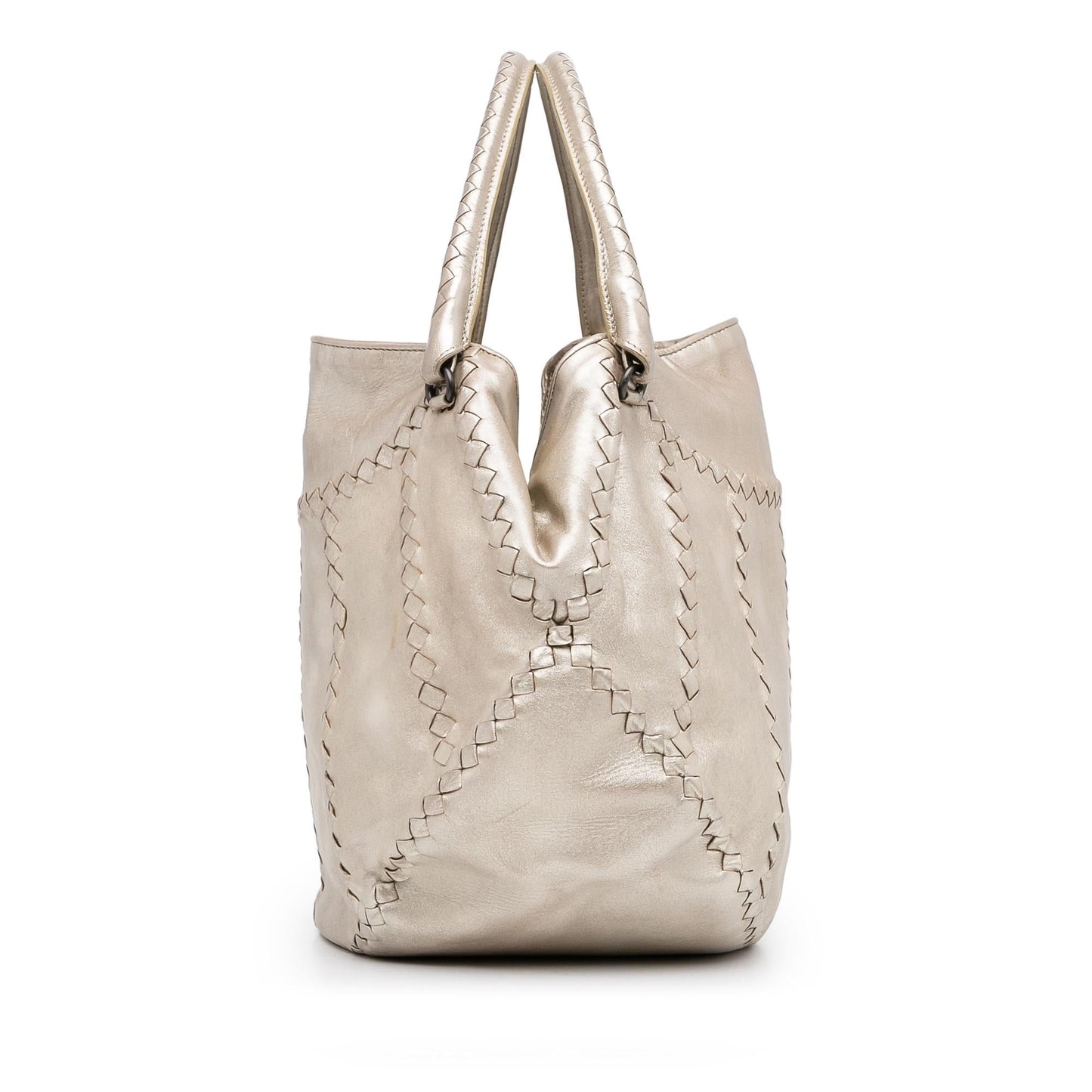 Bottega Veneta Intrecciato Metallic Tote Bag (SHG-YCP4lc)