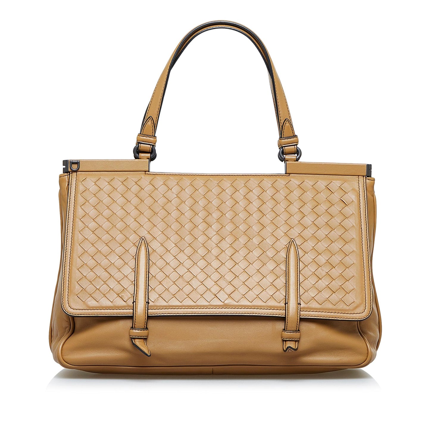 Bottega Veneta Intrecciato Monaco Satchel (SHG-yEAeB2)