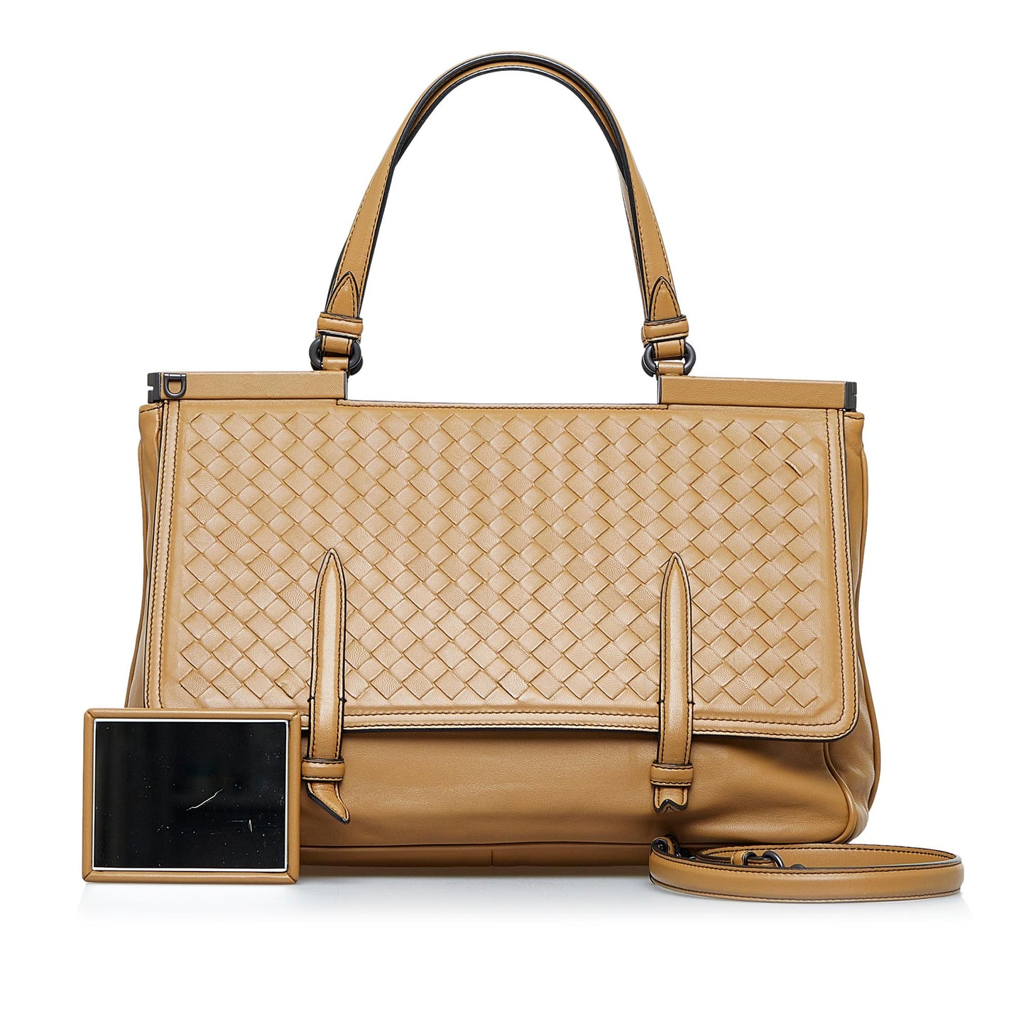 Bottega Veneta Intrecciato Monaco Satchel (SHG-yEAeB2)