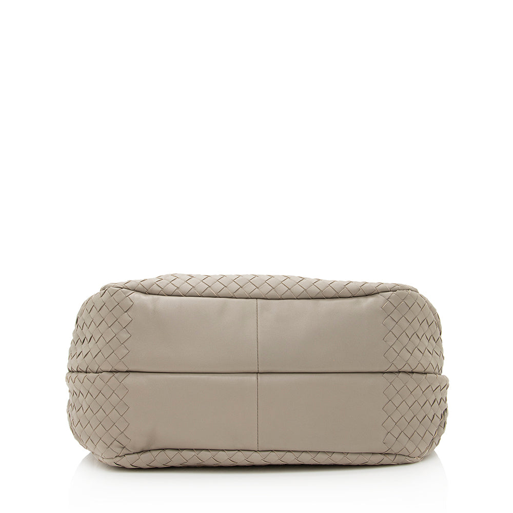 Bottega Veneta Intrecciato Nappa Campana Small Shoulder Bag  - FINAL SALE (SHF-19466)