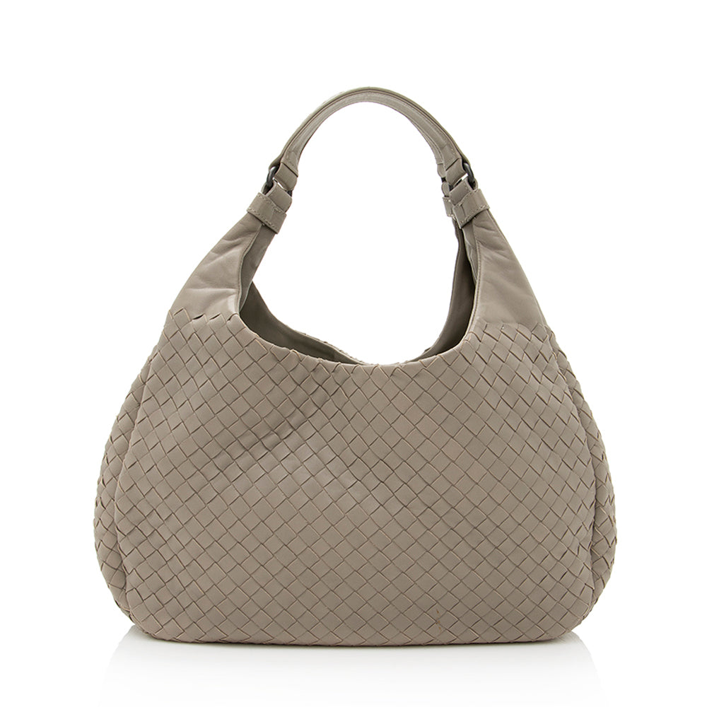 Bottega Veneta Intrecciato Nappa Campana Small Shoulder Bag  - FINAL SALE (SHF-19466)