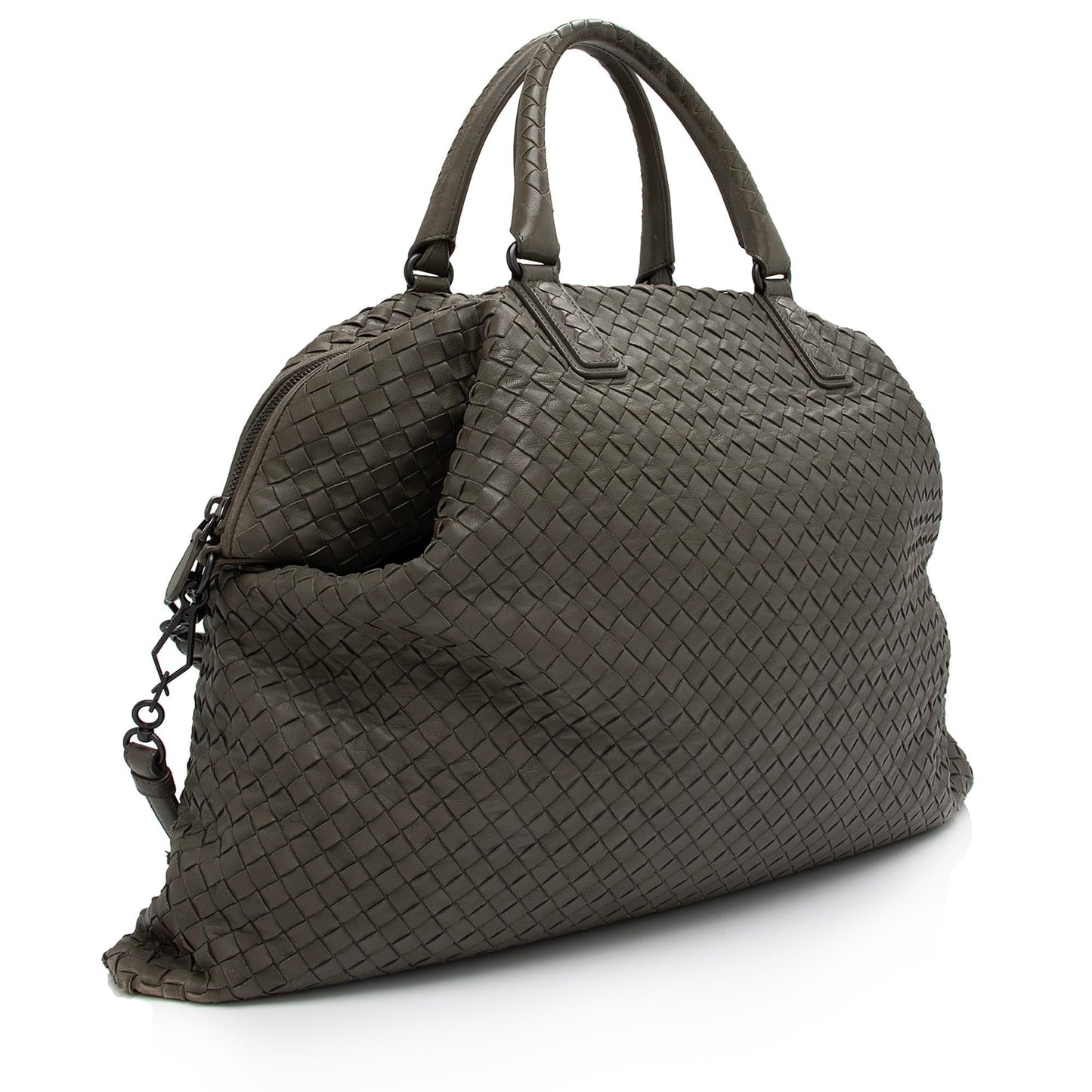 Bottega Veneta Intrecciato Nappa Leather Convertible Maxi Tote (SHF-Ge67HA)