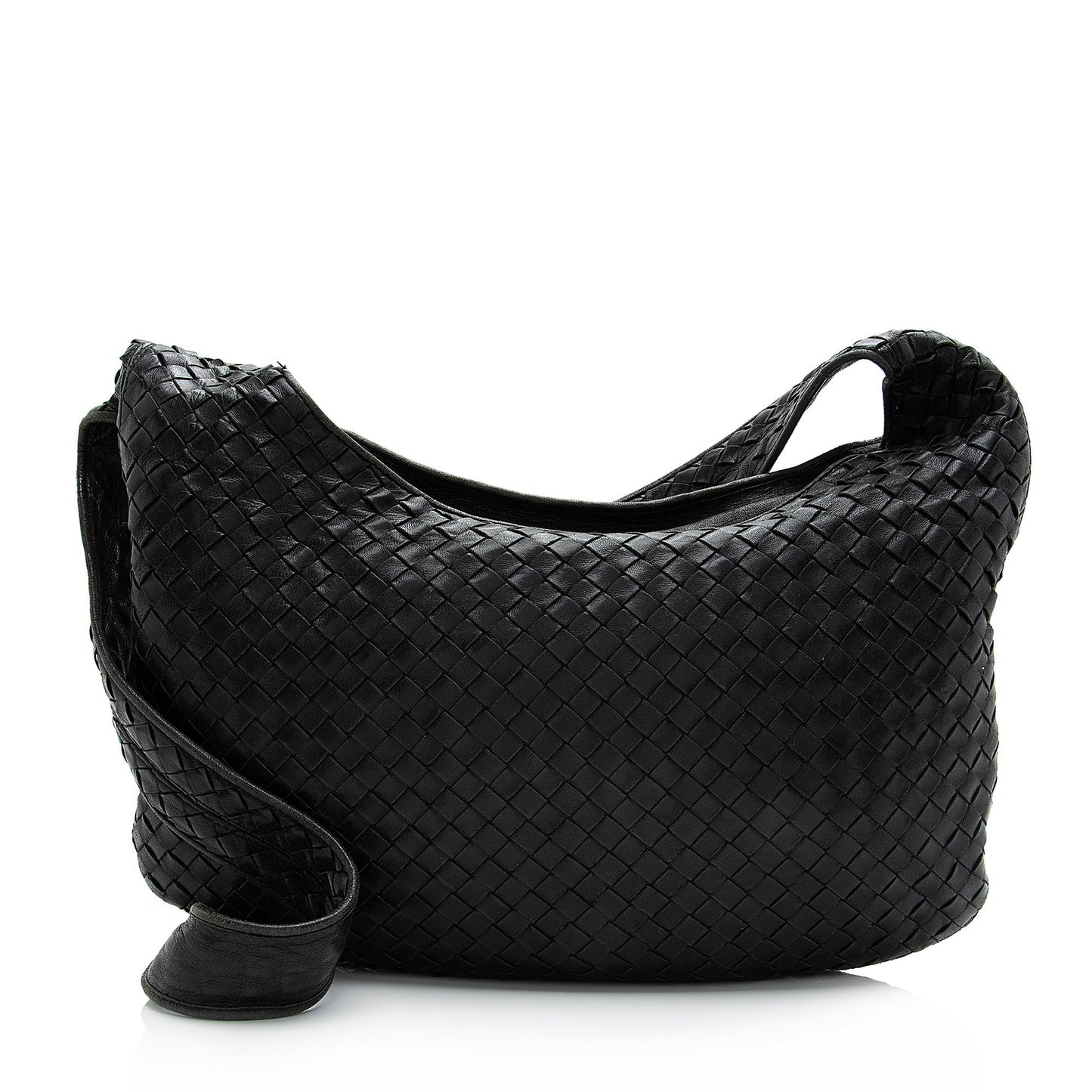 Bottega Veneta Intrecciato Nappa Leather Crossbody Bag (SHF-23688)