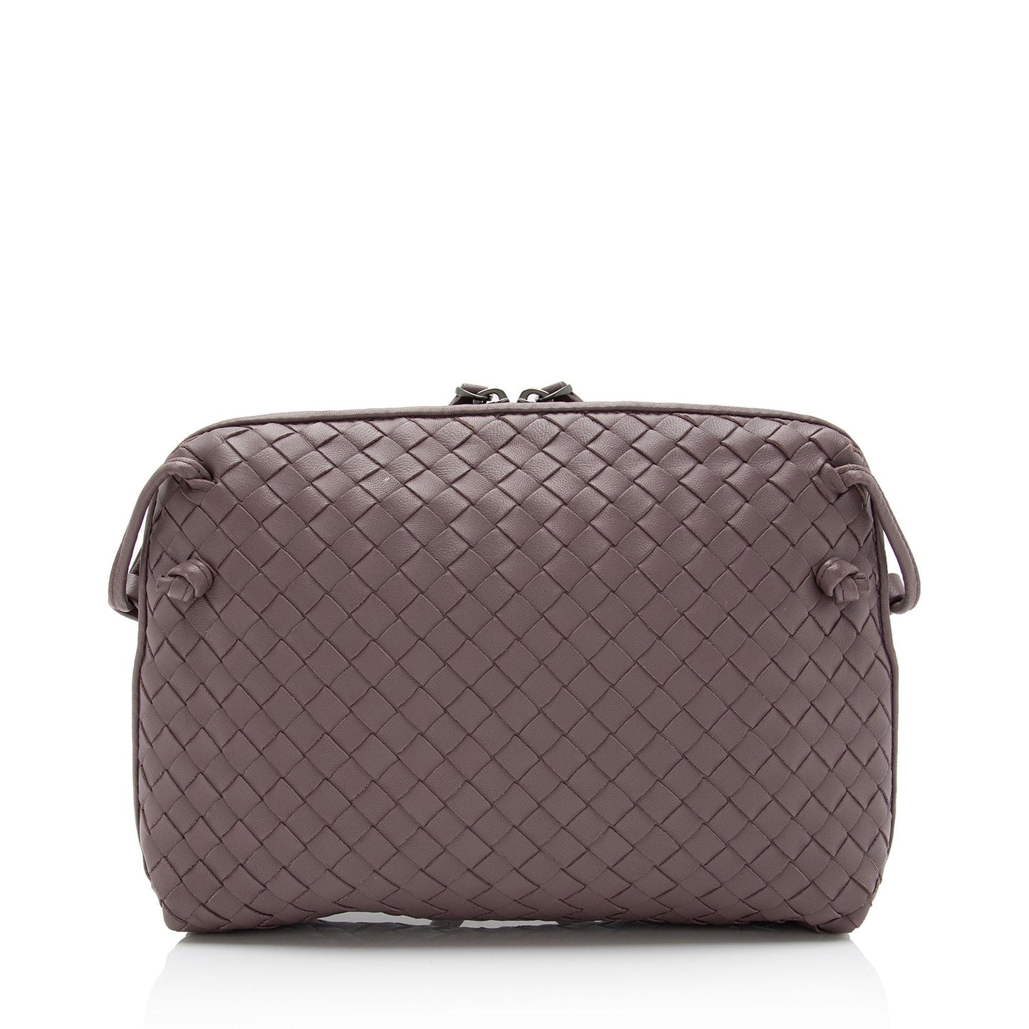 Bottega Veneta Intrecciato Nappa Leather Nodini Crossbody Bag (SHF-nPncFK)