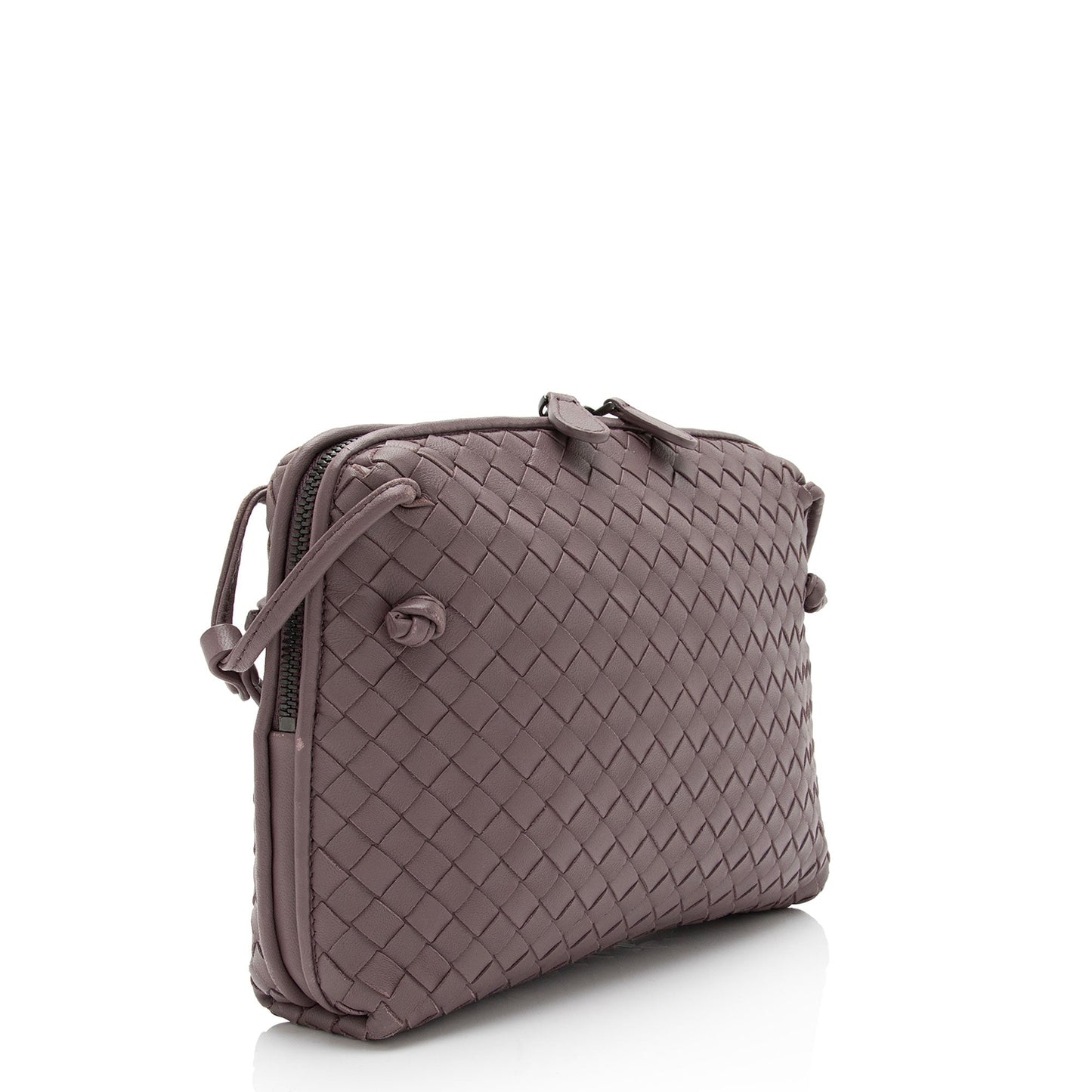 Bottega Veneta Intrecciato Nappa Leather Nodini Crossbody Bag (SHF-nPncFK)