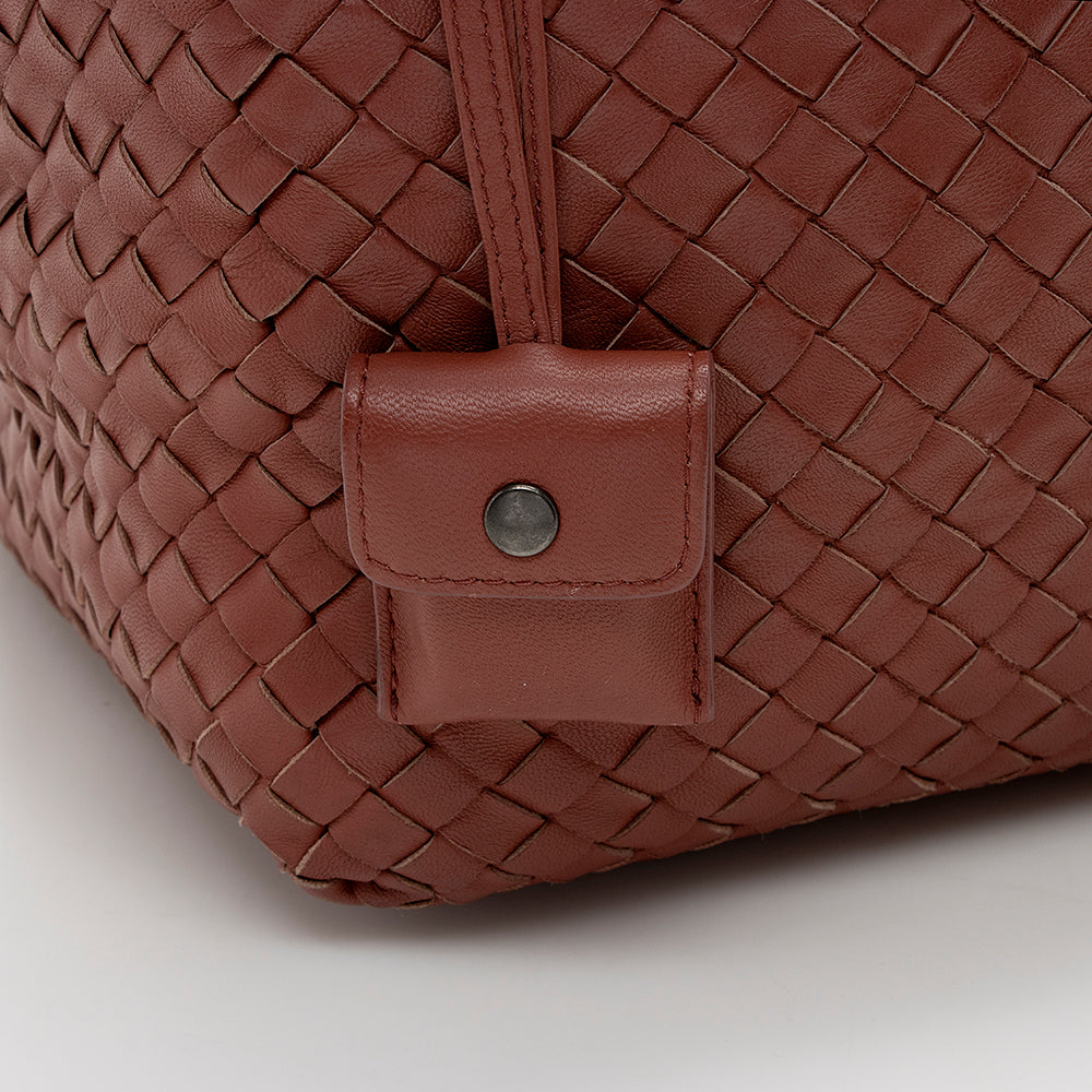 Bottega Veneta Intrecciato Nappa Shoulder Bag (SHF-14817)