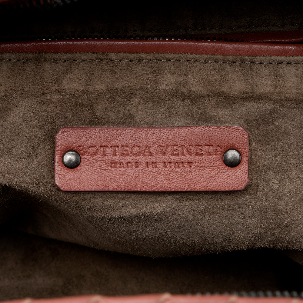 Bottega Veneta Intrecciato Nappa Shoulder Bag (SHF-14817)