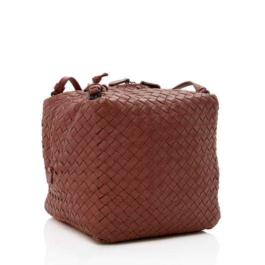 Bottega Veneta Intrecciato Nappa Shoulder Bag (SHF-14817)