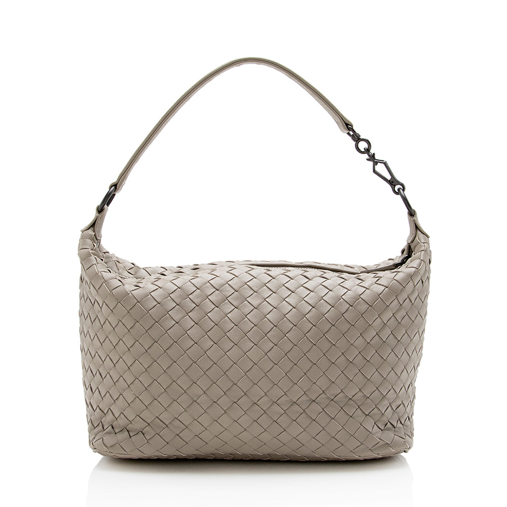 Bottega Veneta Intrecciato Nappa Small Hobo (SHF-15324)