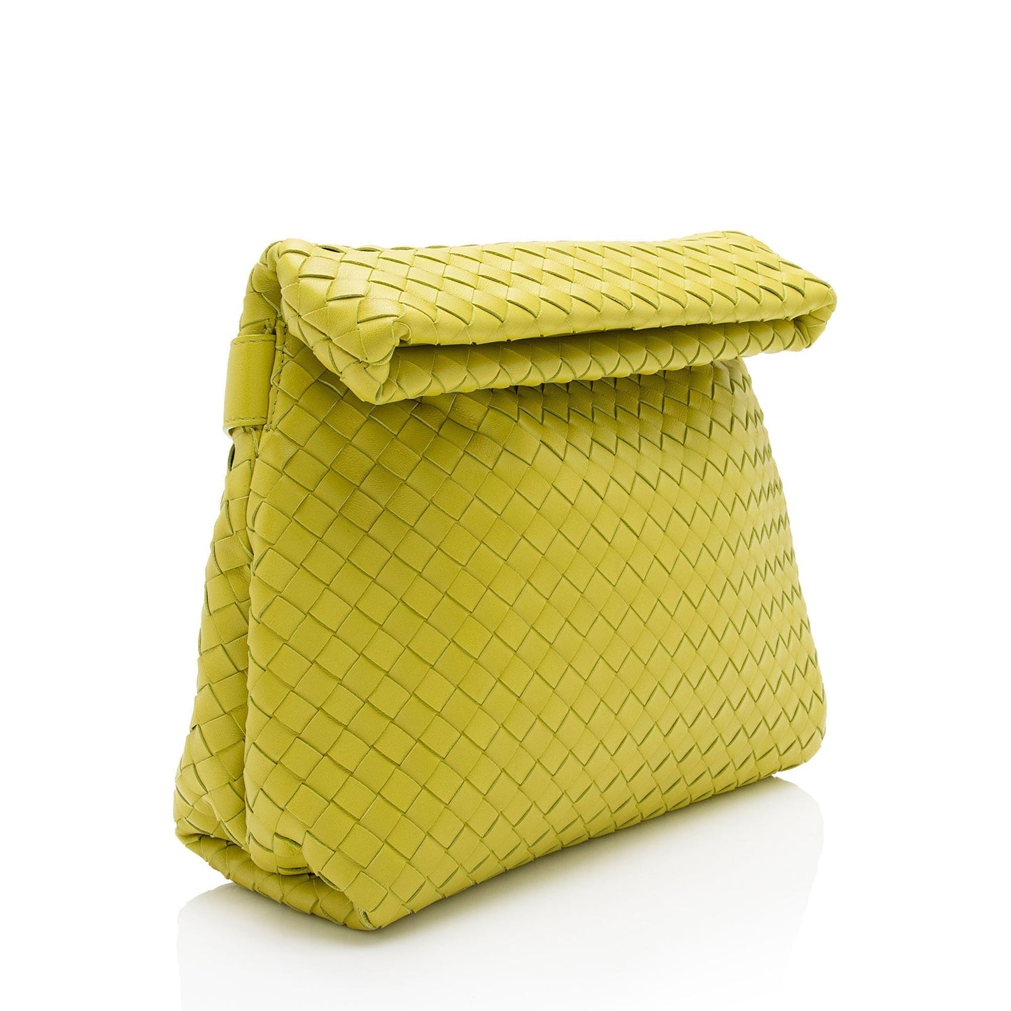 Bottega Veneta Intrecciato Nappa The Fold Crossbody Bag (SHF-FmTNDh)