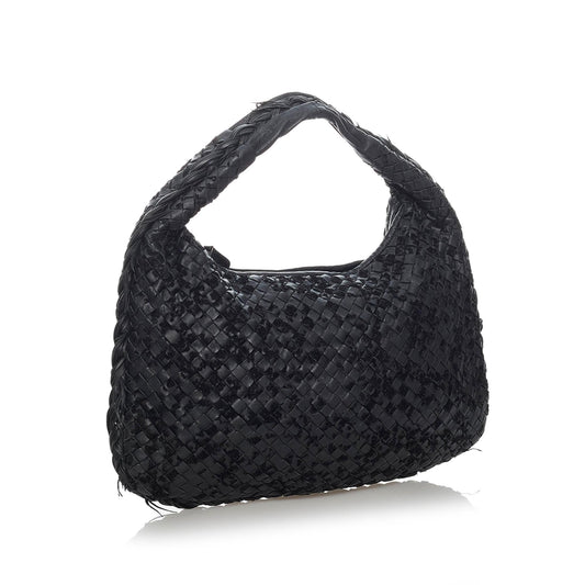 Bottega Veneta Intrecciato Velvet Speckled Hobo Bag (SHG-29700)