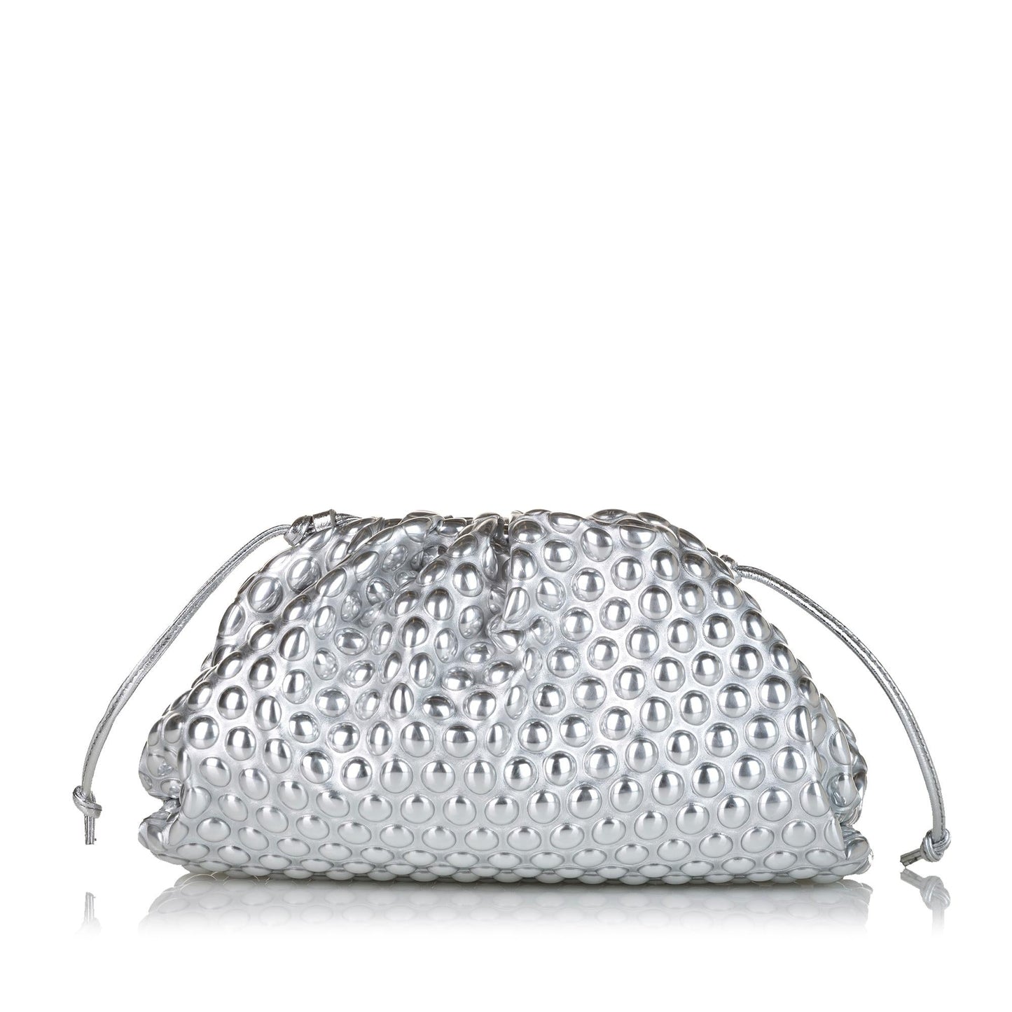 Bottega Veneta Metallic The Mini Pouch Crossbody (SHG-35139)