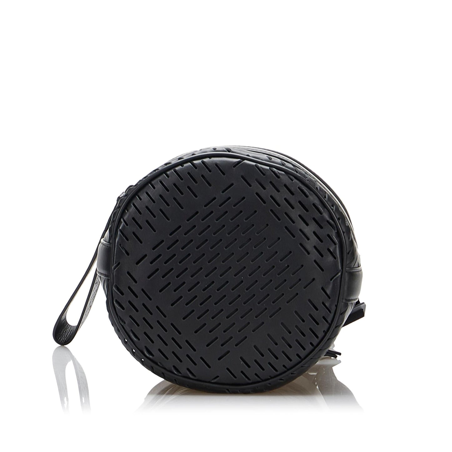 Bottega Veneta Perforated Leather Paper Bucket Bag (SHG-d9kZvf)