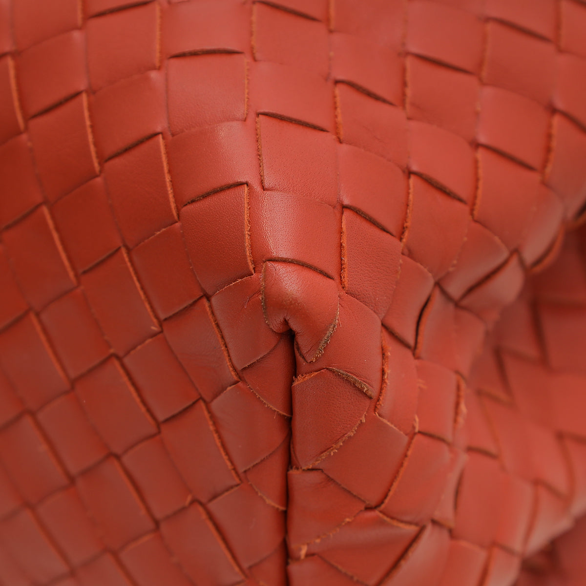 Bottega Veneta Coral Intrecciato Nappa Roma Mini Bag