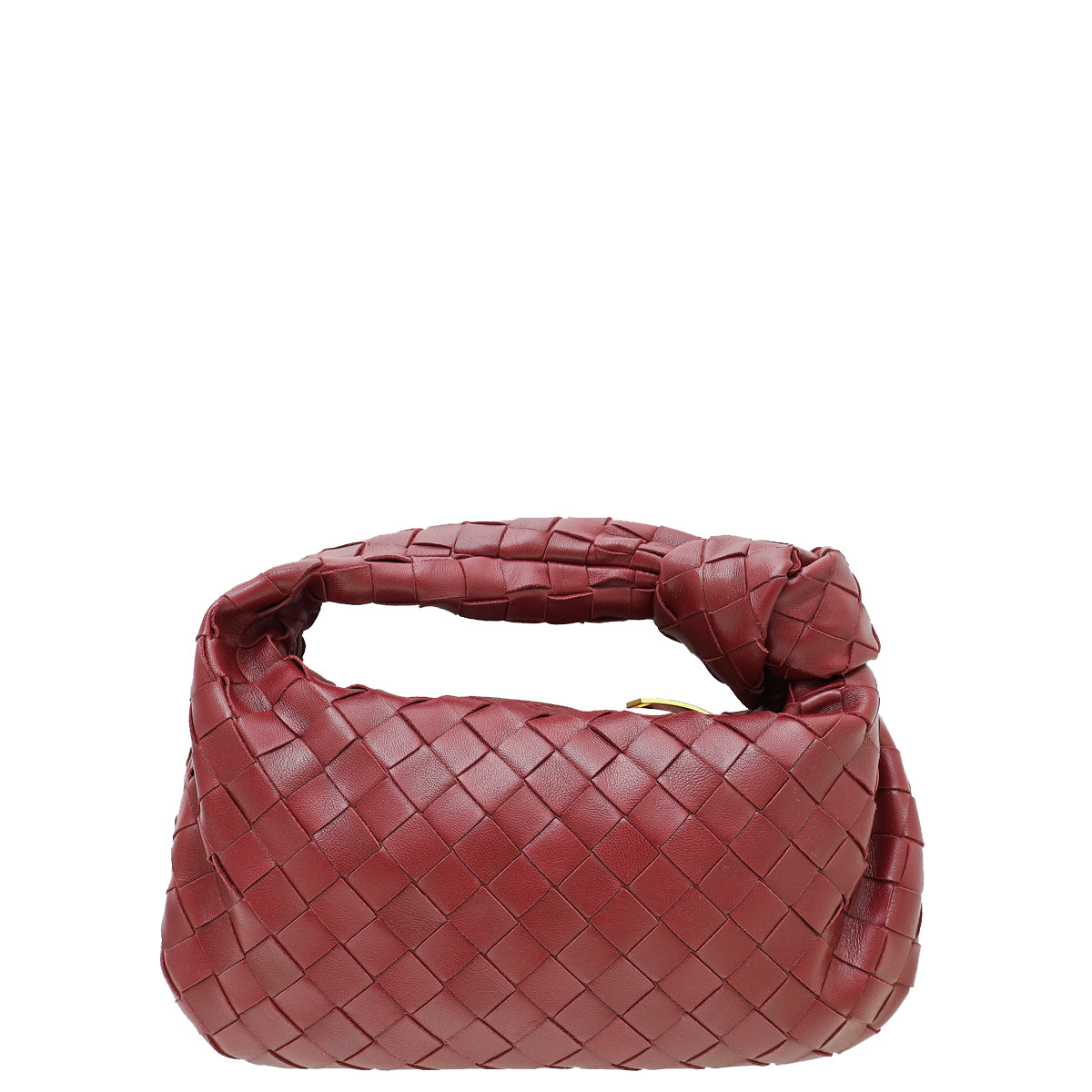 Bottega Veneta Burgundy Intrecciato Nappa Jodie Mini Bag