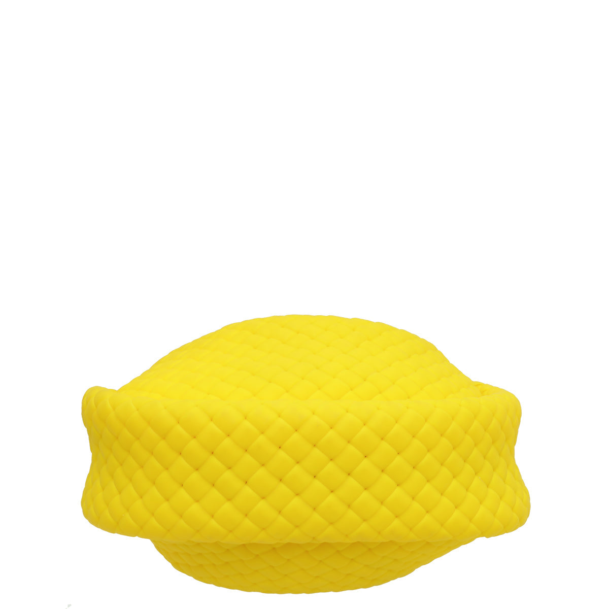 Bottega Veneta Bright Yellow Intrecciato Rubber Padded Jodie Bag