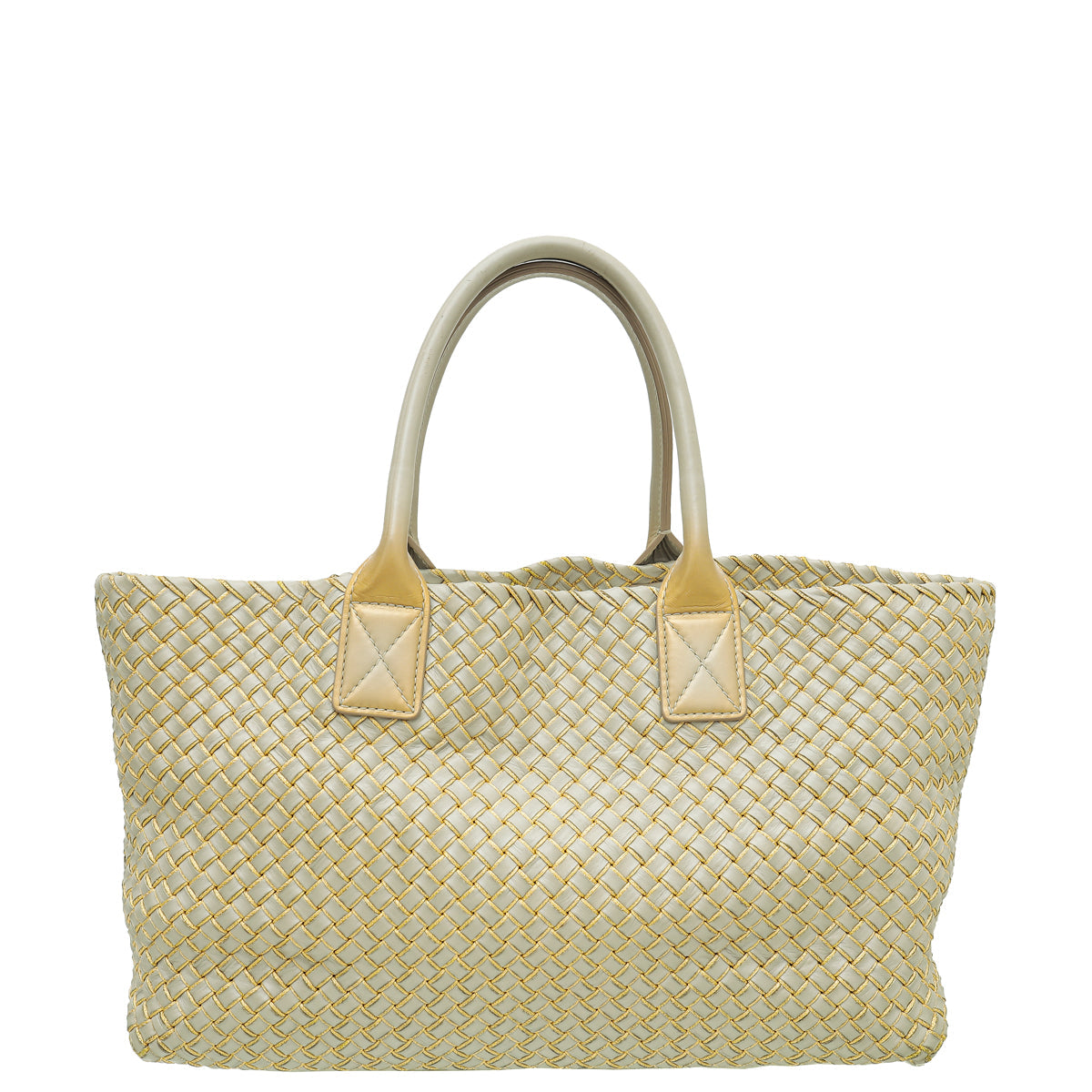 Bottega Veneta Grey Cabat Intrecciato Tote Large Bag