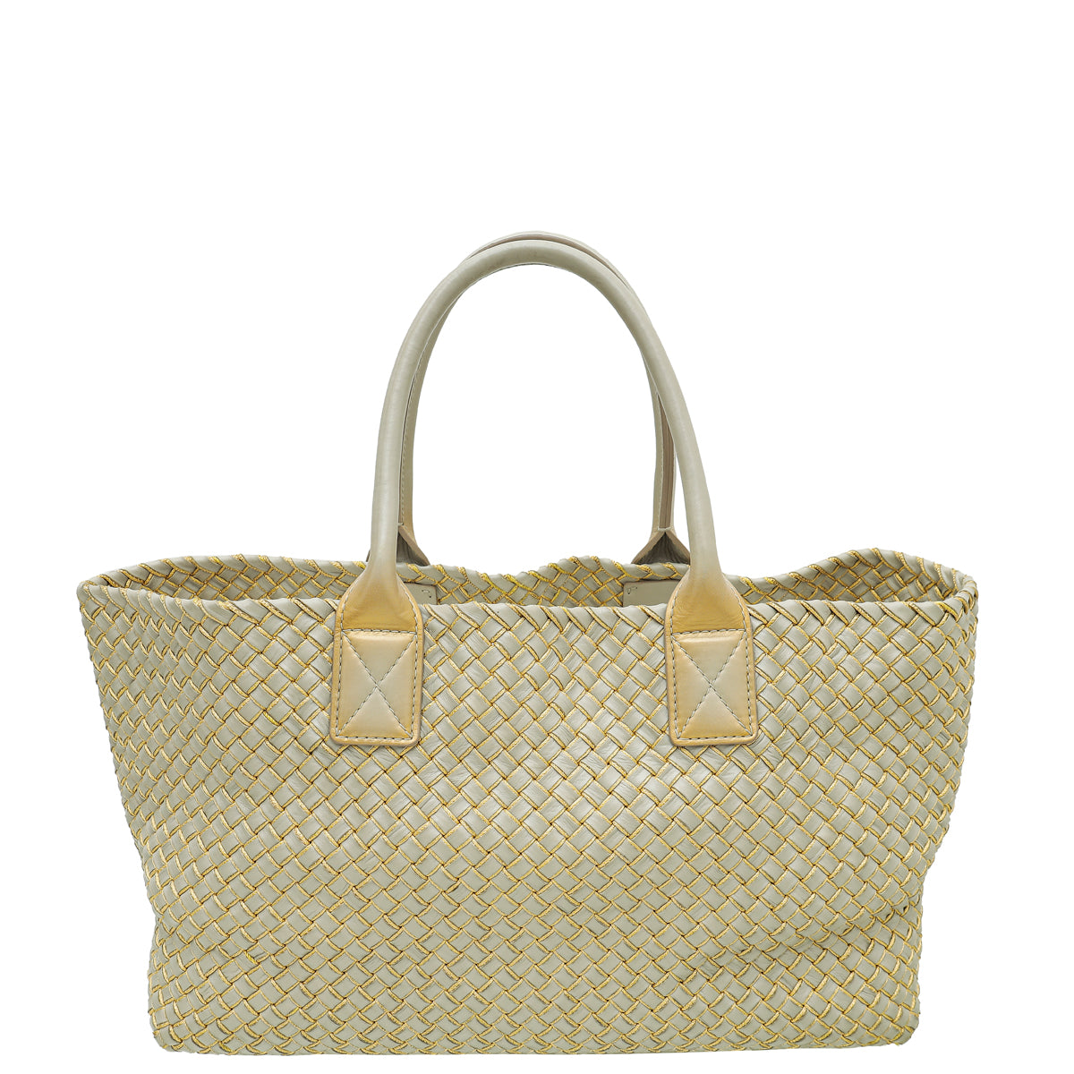 Bottega Veneta Grey Cabat Intrecciato Tote Large Bag