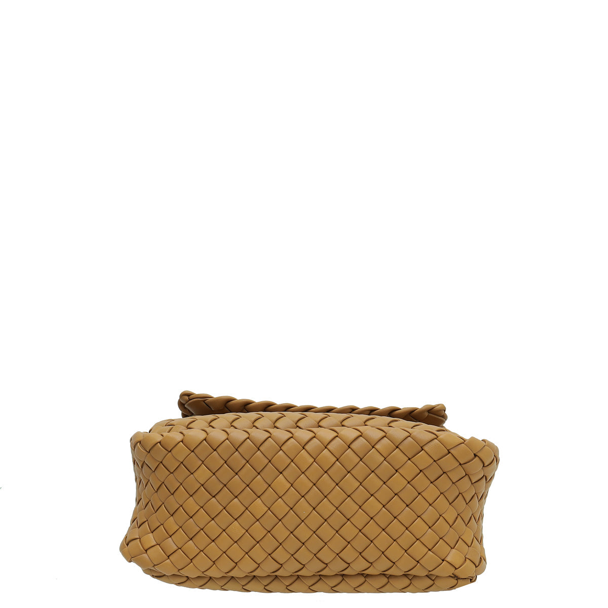 Bottega Veneta Caramel Intrecciato Cobble Padded Small Bag