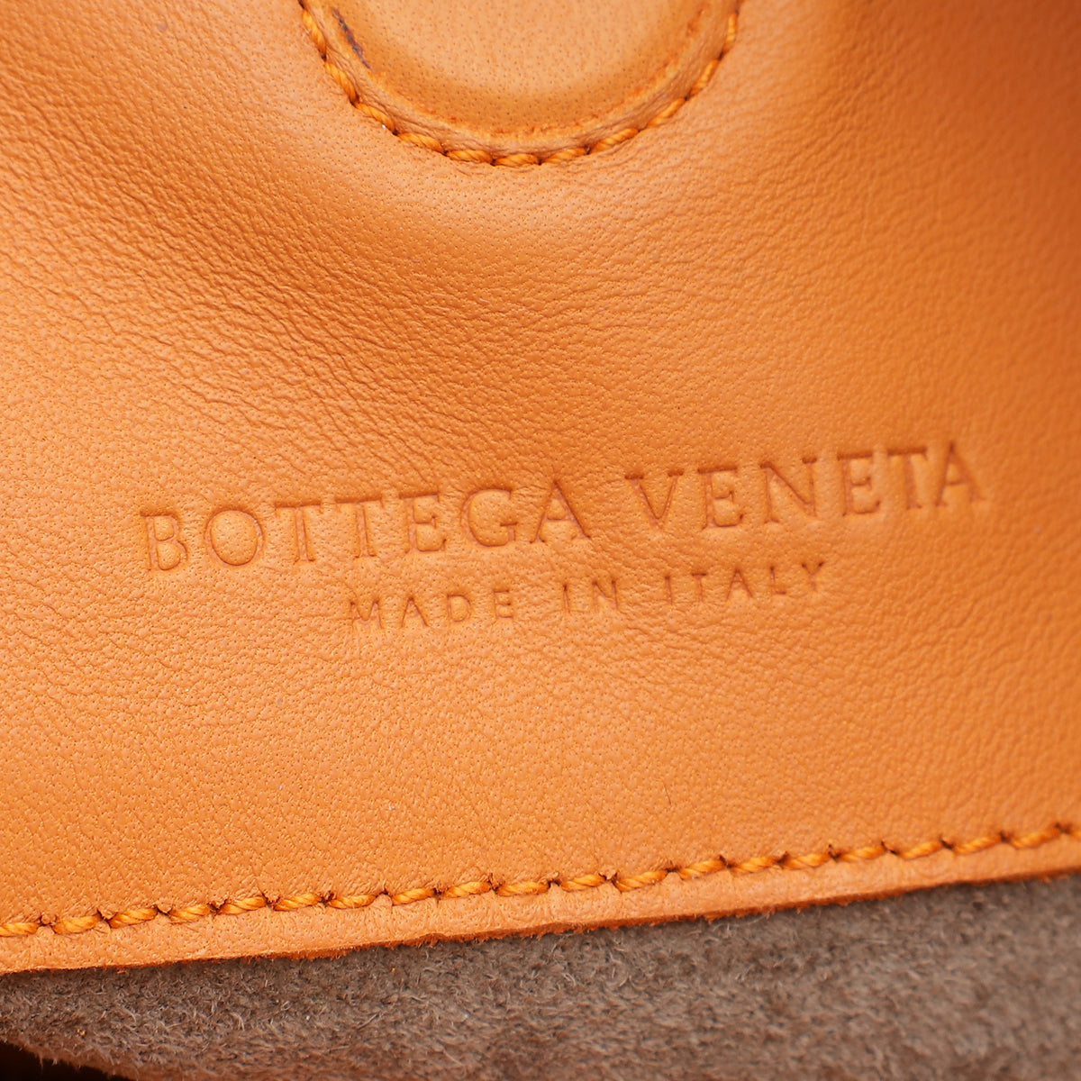 Bottega Veneta Brownish Orange Intrecciato Nappa Hobo Large Bag