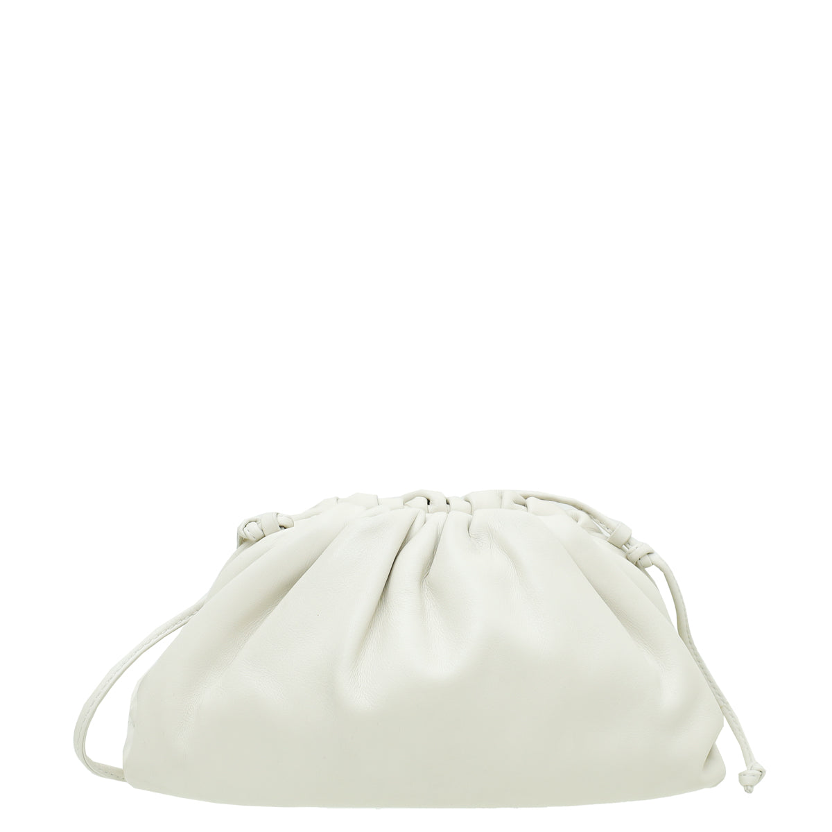 Bottega Veneta Cream Nappa Mini Pouch