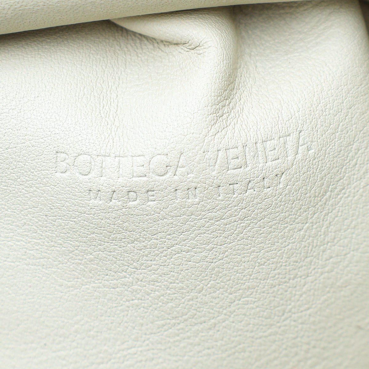 Bottega Veneta Cream Nappa Mini Pouch