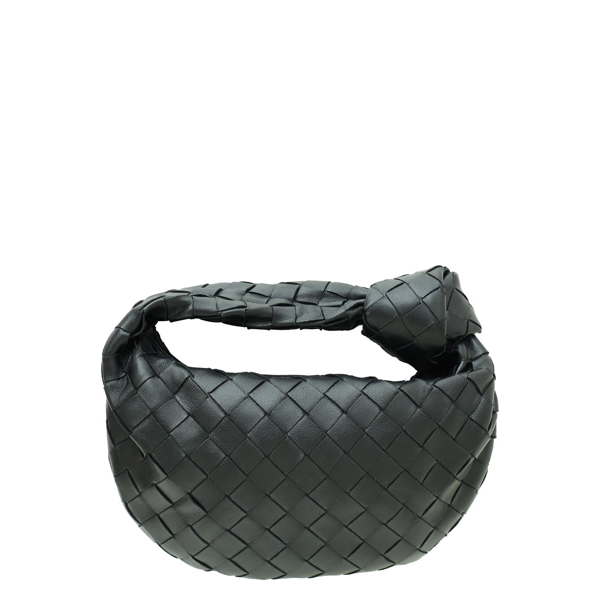 Bottega Veneta Black Intrecciato Nappa Jodie Mini Bag