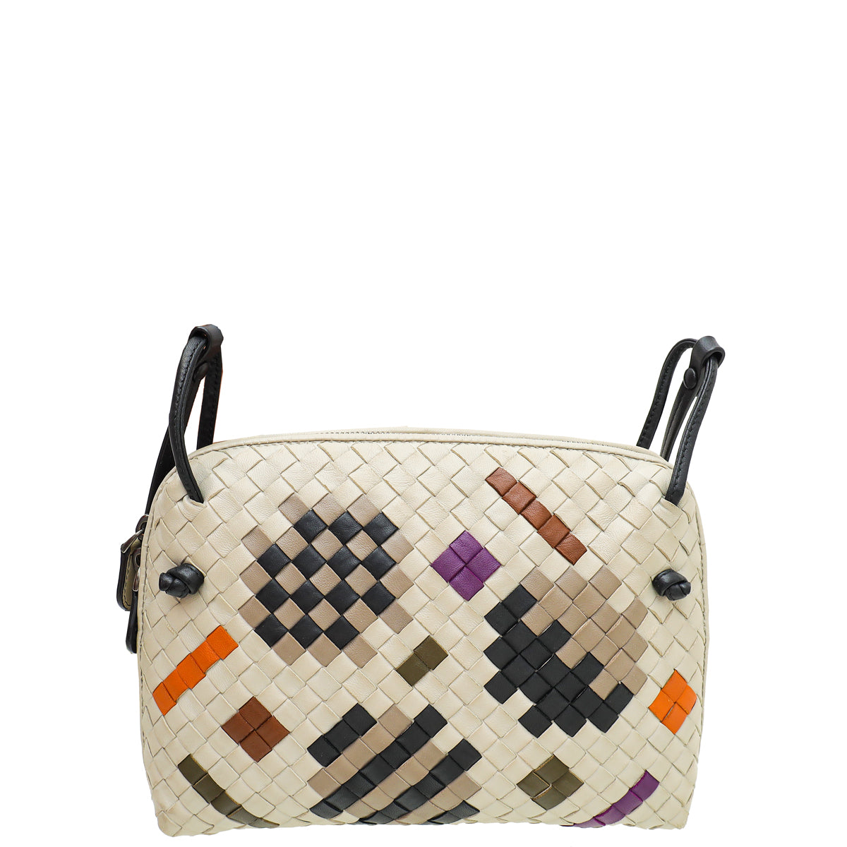 Bottega Veneta Multicolor Intrecciato Nappa Nodini Crossbody Bag