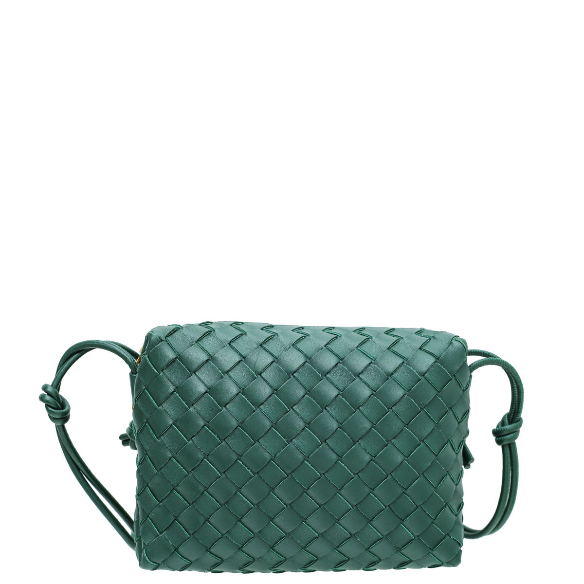 Bottega Veneta Raintree Green Loop Camera Medium Bag