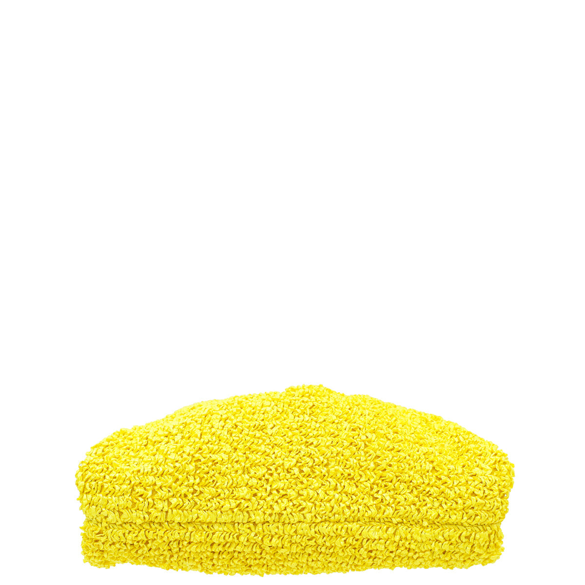 Bottega Veneta Yellow Boucle Curly Raffia The Mini Pouch Bag