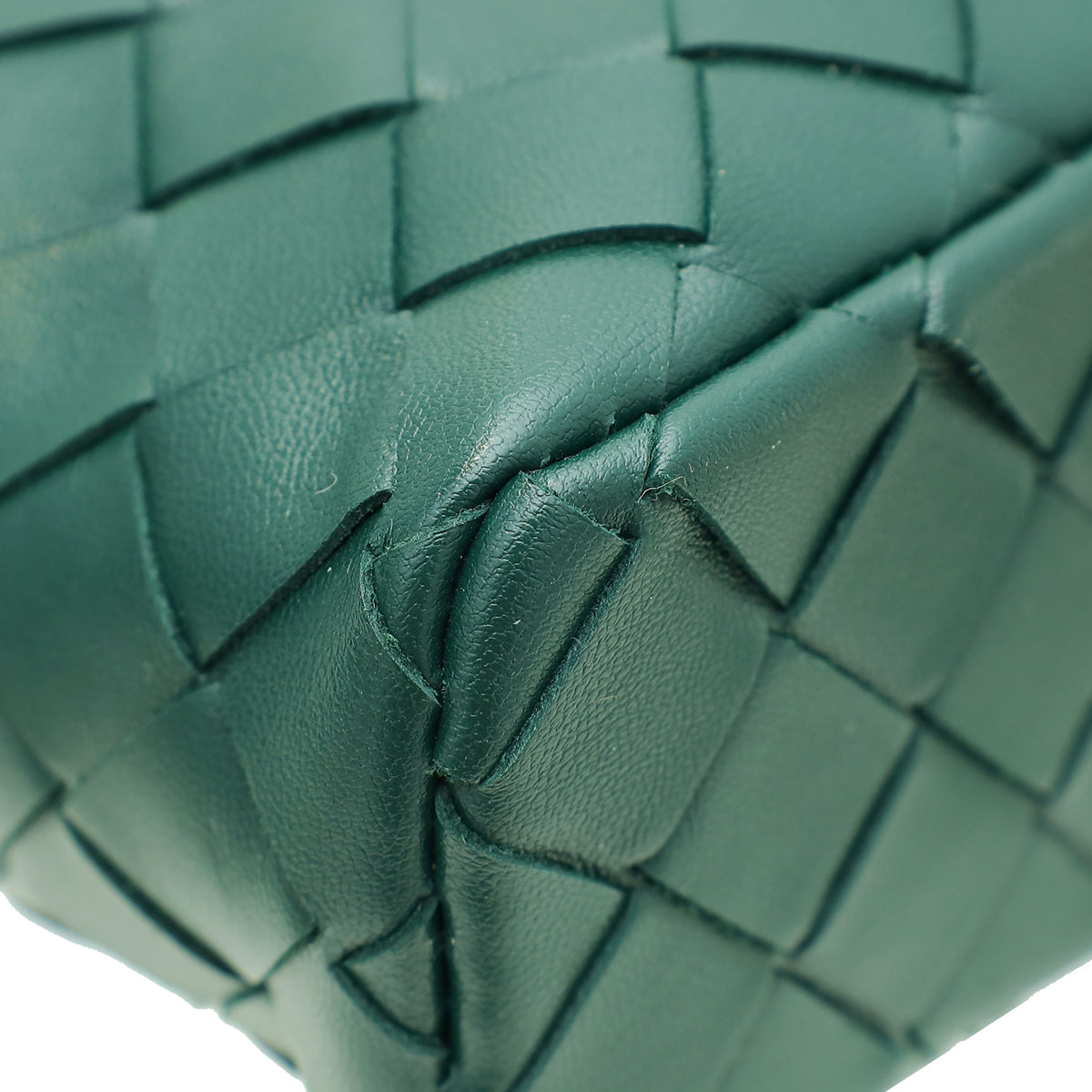 Bottega Veneta Emerald Green Vanity Case on Strap