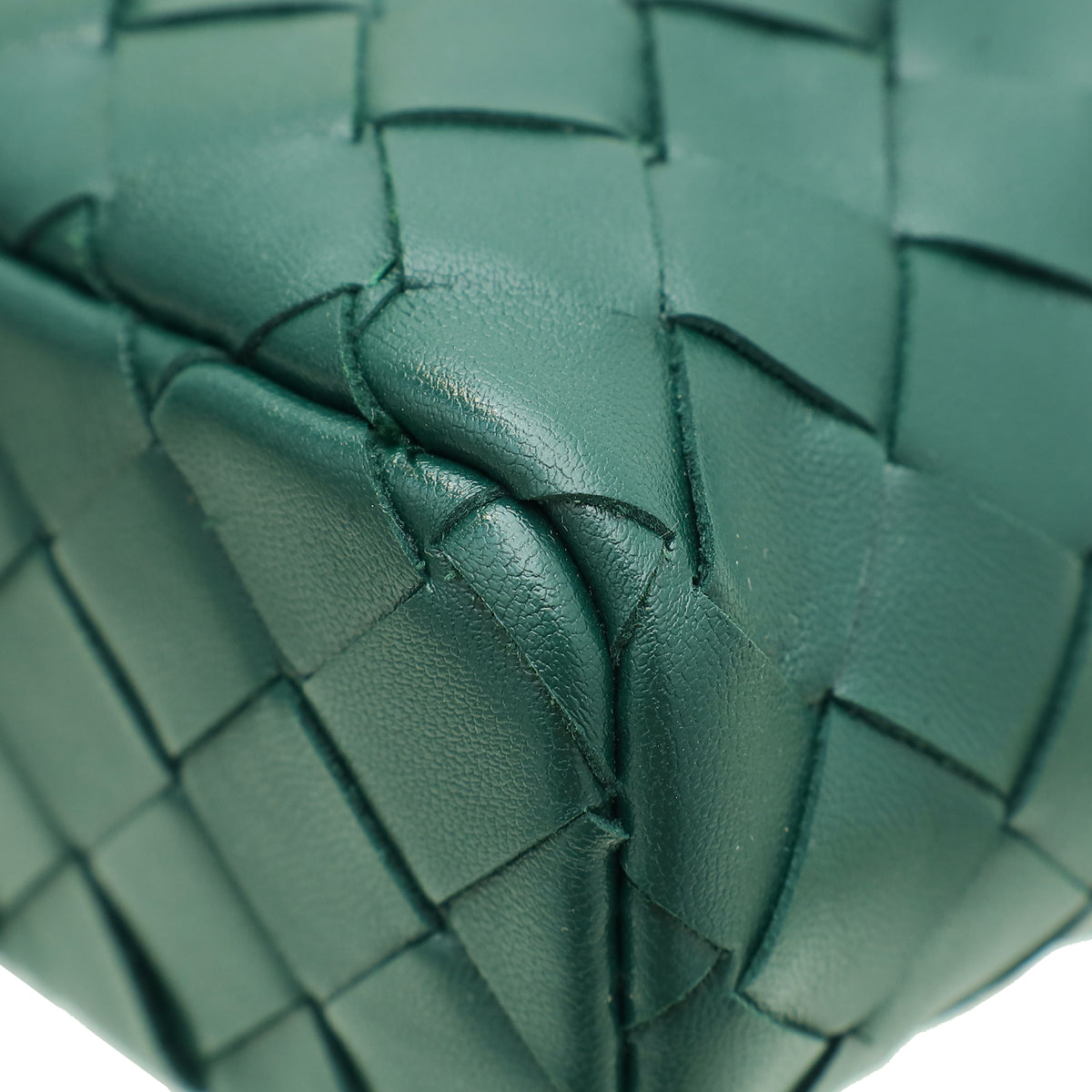 Bottega Veneta Emerald Green Vanity Case on Strap