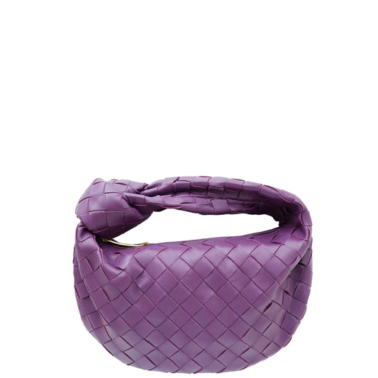 Bottega Veneta Egg Plant Intrecciato Nappa Mini Jodie Bag