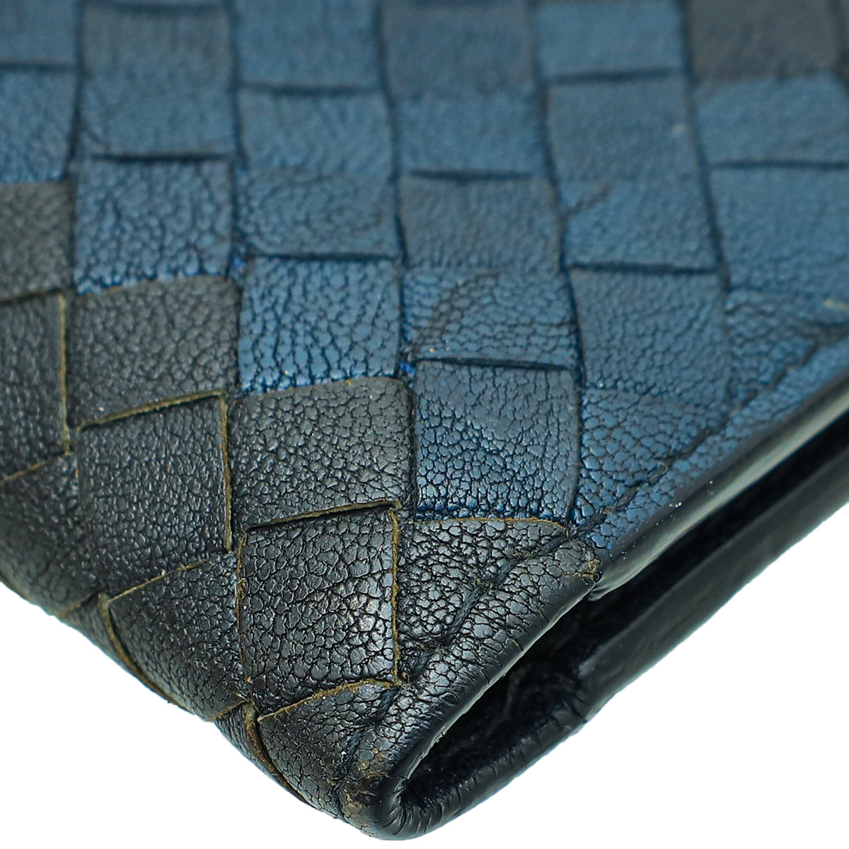 Bottega Veneta Tricolor Intrecciato Nappa Bifold Wallet